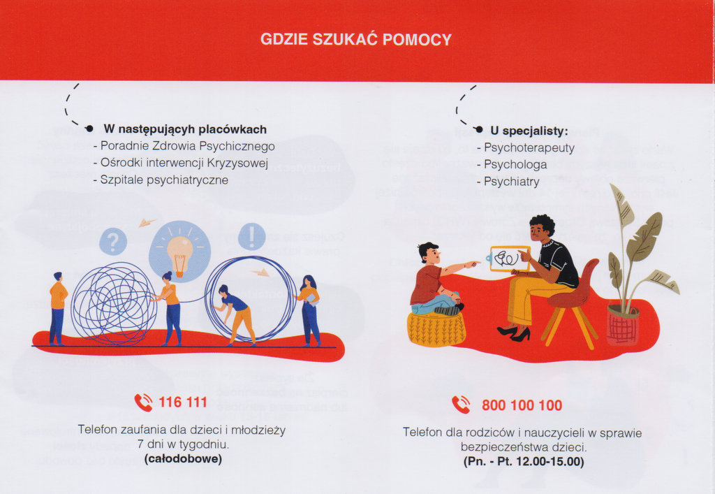 Akcja informacyjna o depresji w ZS Grójec
