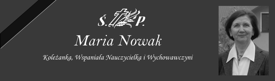 Pożegnanie Pani Marii Nowak