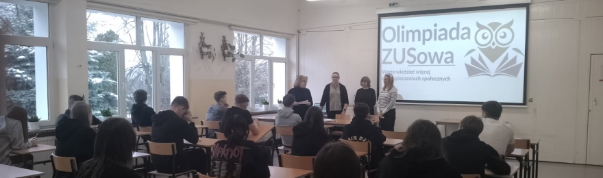 Olimpiada ZUS-owa „Wiedzieć więcej o ubezpieczeniach społecznych” – uczniowie naszej szkoły z wiedzą o przyszłości