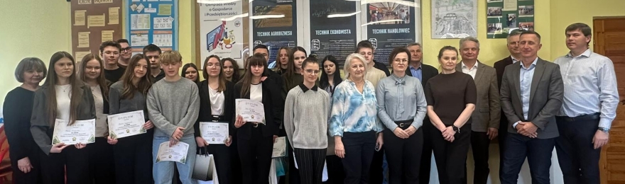 XVI MIĘDZYSZKOLNA OLIMPIADA WIEDZY O GOSPODARCE I PRZEDSIĘBIORCZOŚCI