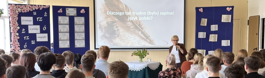 Spotkanie z językiem i zmianami w ortografii – wykład prof. Moniki Kresy z UW